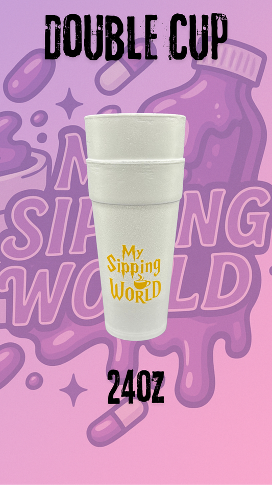 Pack Double Cups 24oz + 20oz – Édition Limitée “4 Maisons”