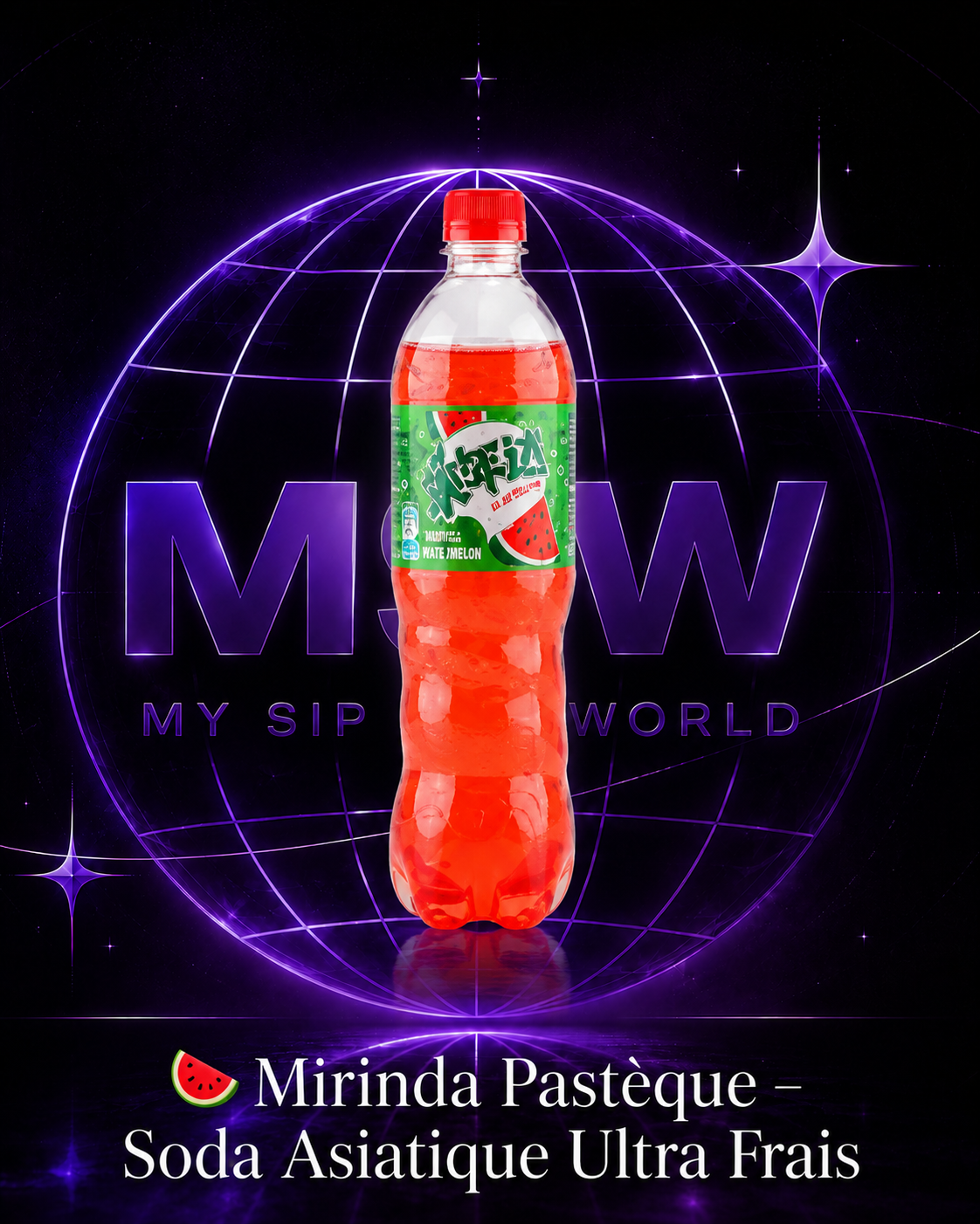 🍉 Mirinda Pastèque – Soda Asiatique Ultra Frais