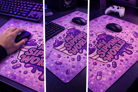 Tapis de Souris XXL My Sipping World