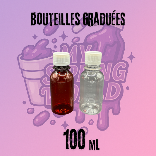 🧴 Bouteille Graduée 100ml – My Sipping World