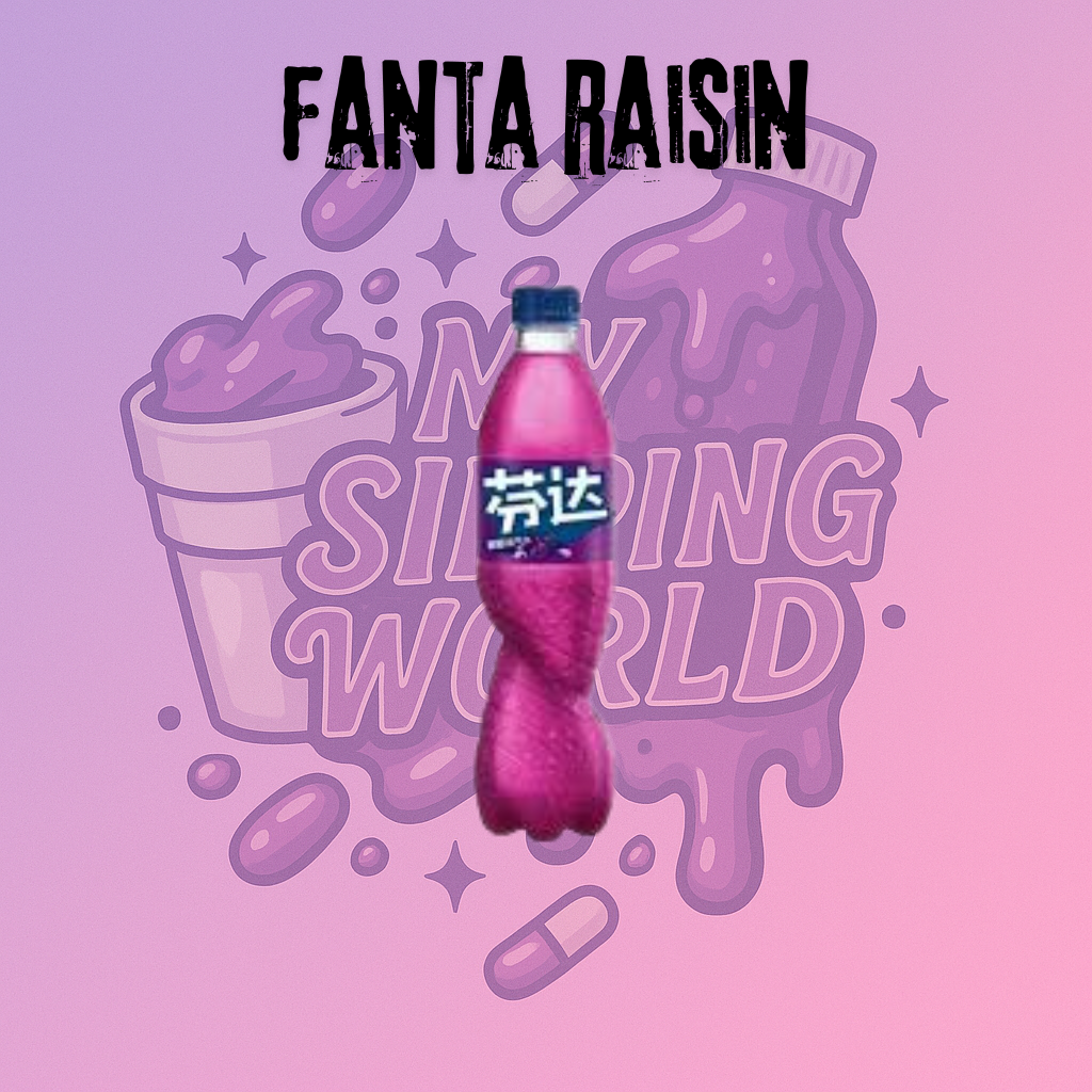 fanta raisin / grape 500ml chine import