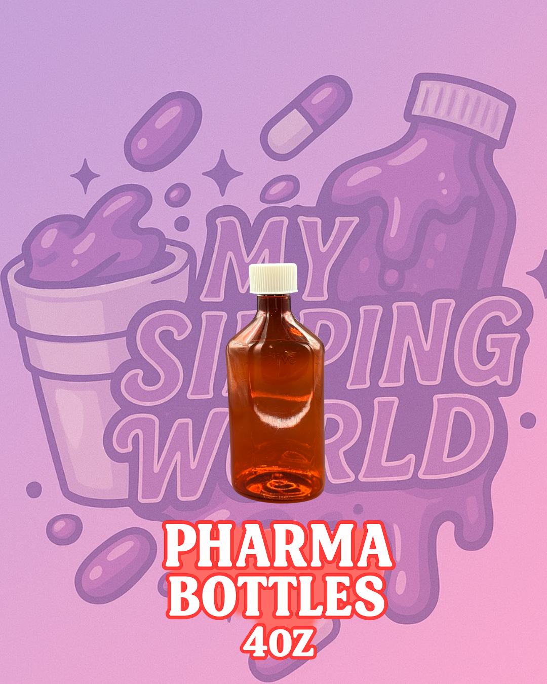 Bouteilles Pharma US 4oz vierge