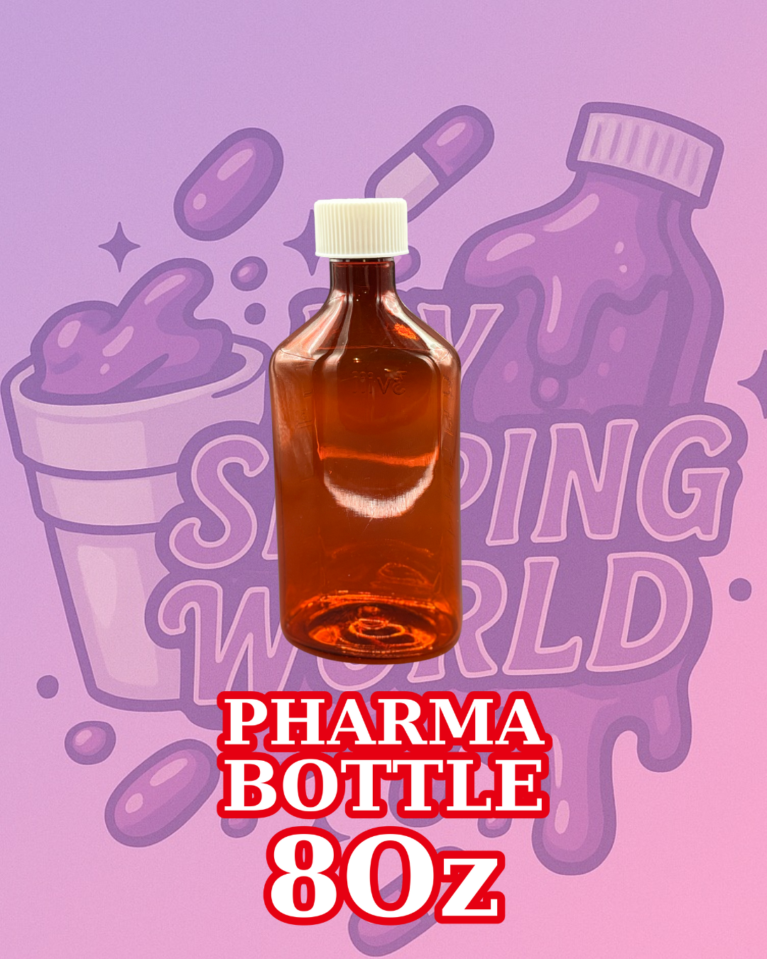 Bouteilles Pharma US 8oz vierge