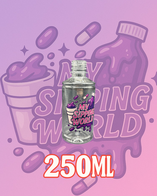 🧴 Bouteilles Graduées 250 ml Custom – My Sipping World