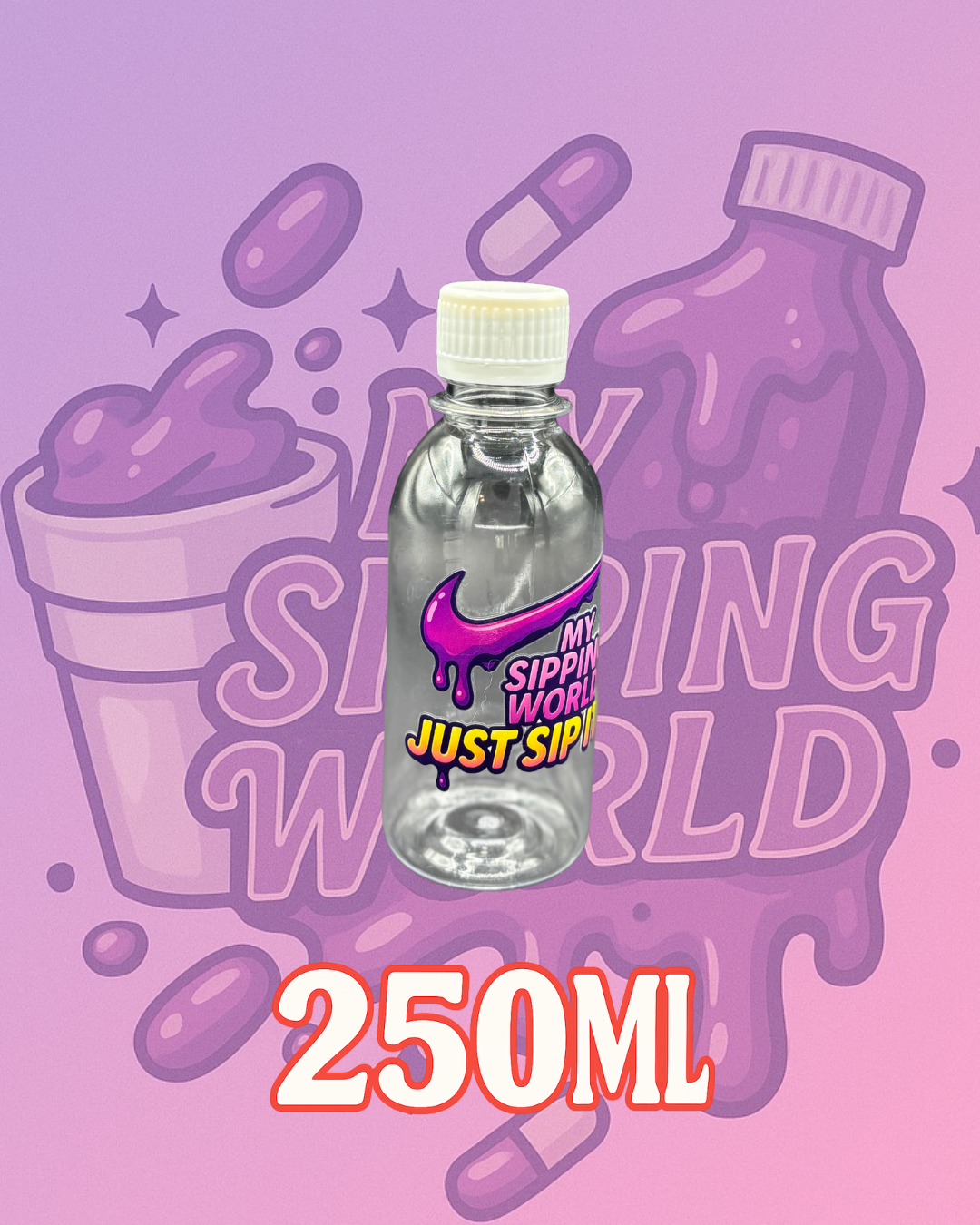 🧴 Bouteilles Graduées 200ml Custom – My Sipping World