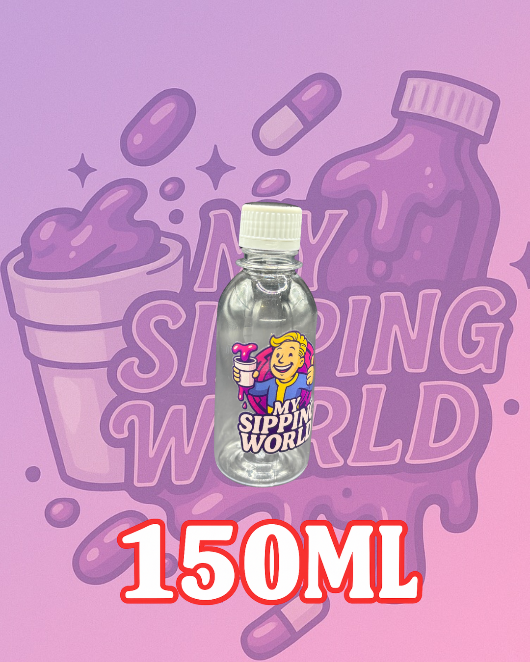 🧴 Bouteilles Graduées 150ml Custom – My Sipping World
