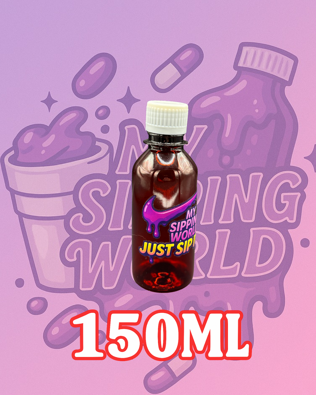 🧴 Bouteilles Graduées 150ml Custom – My Sipping World