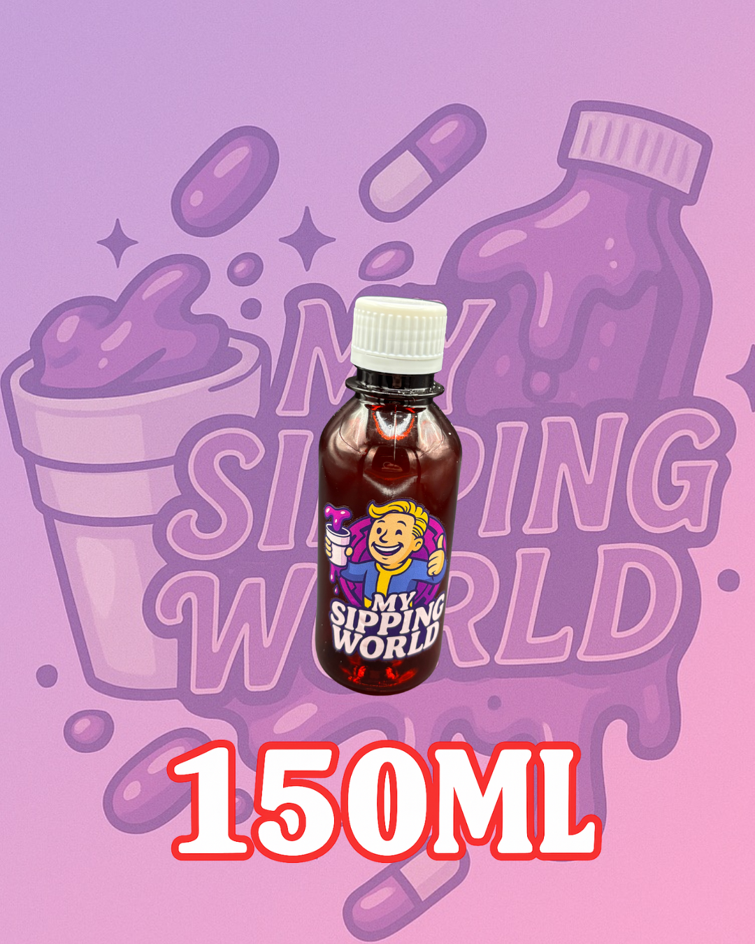 🧴 Bouteilles Graduées 150ml Custom – My Sipping World