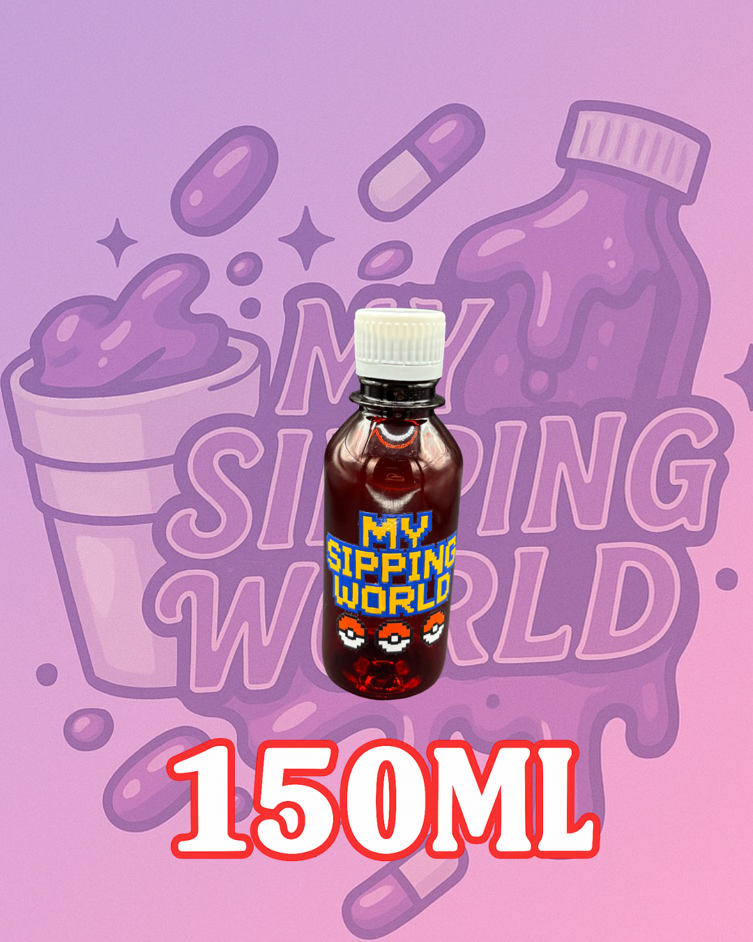 🧴 Bouteilles Graduées 150ml Custom – My Sipping World