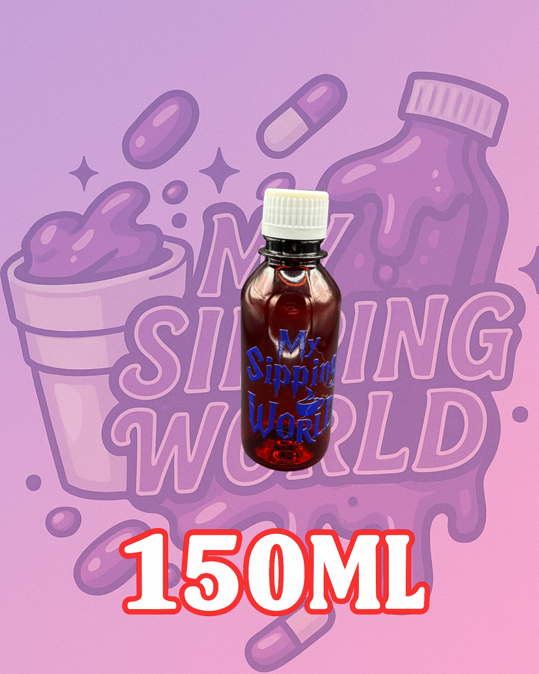 🧴 Bouteilles Graduées 150ml Custom – My Sipping World