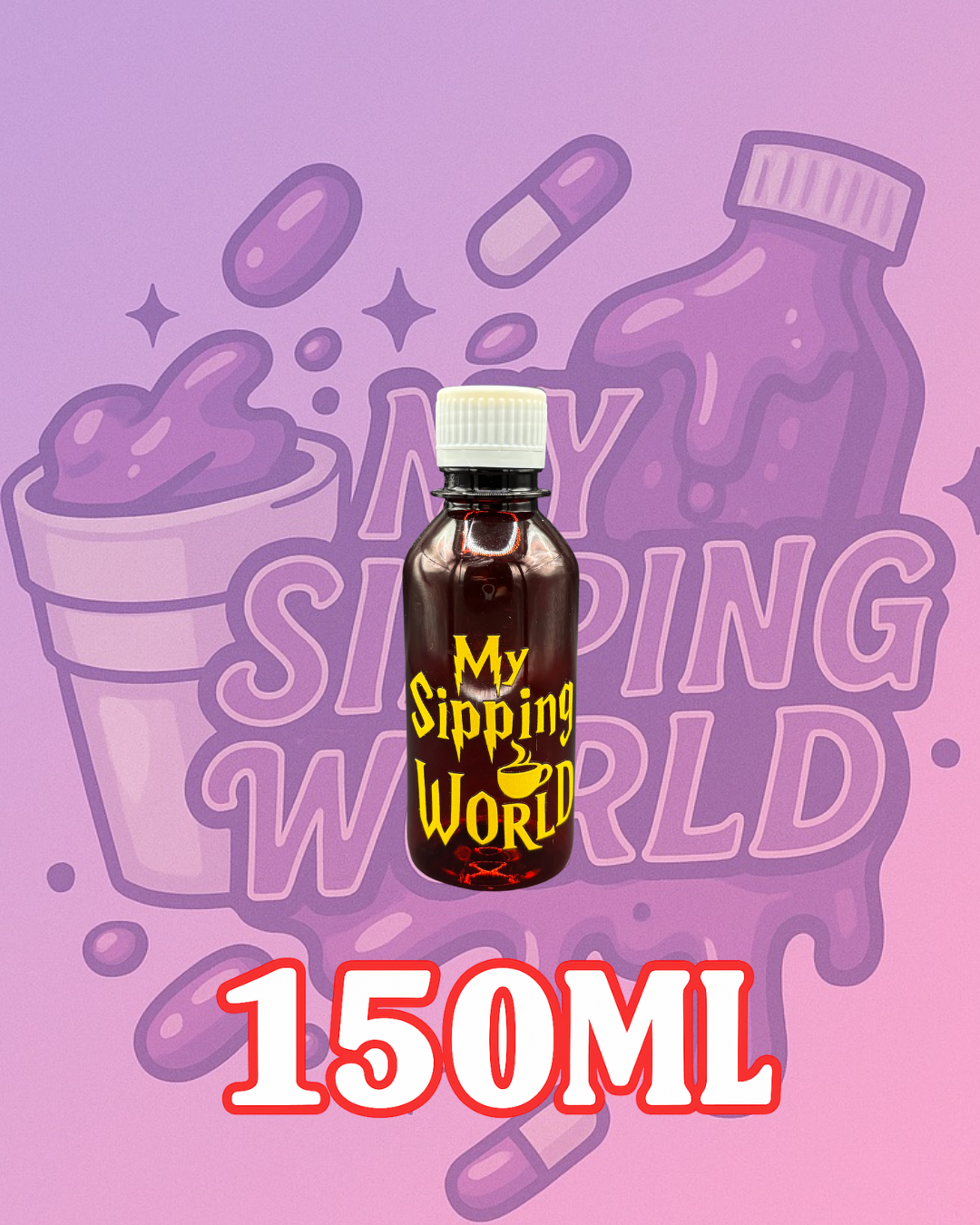 🧴 Bouteilles Graduées 150ml Custom – My Sipping World