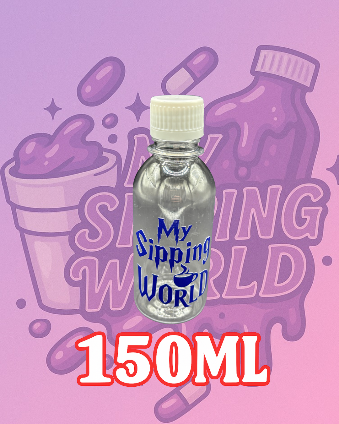 🧴 Bouteilles Graduées 150ml Custom – My Sipping World