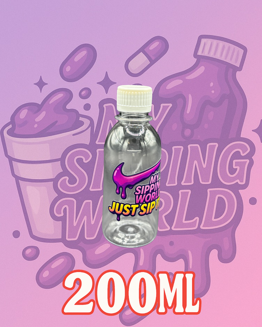 🧴 Bouteilles Graduées 200ml Custom – My Sipping World