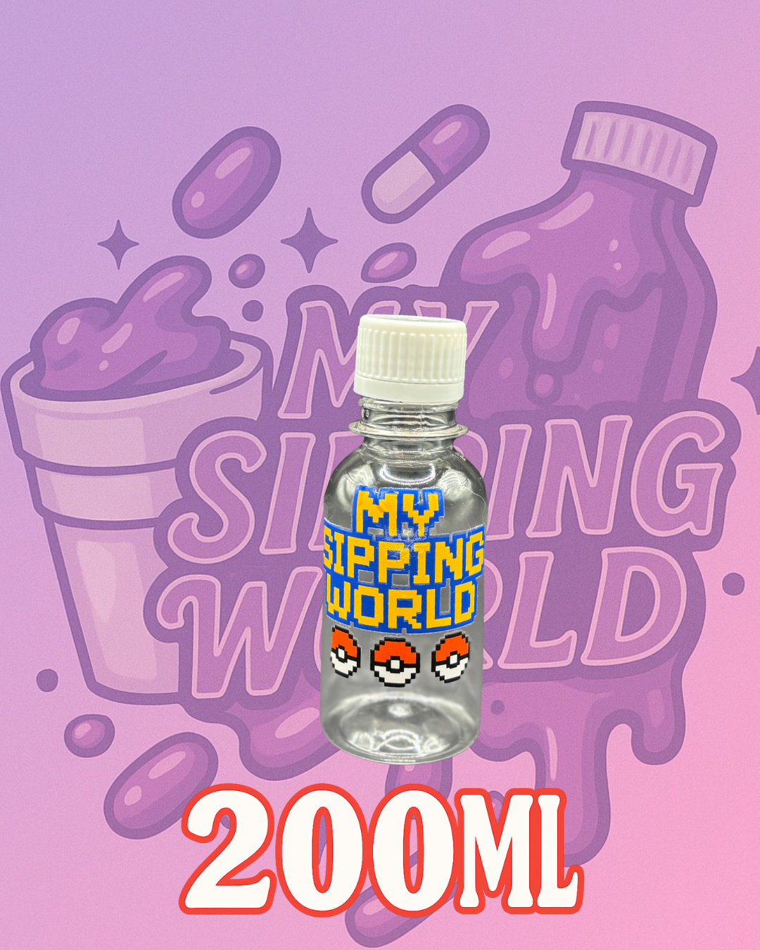 🧴 Bouteilles Graduées 250 ml Custom – My Sipping World