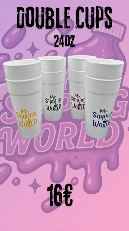 Pack Double Cups 24oz – Édition Limitée “4 Maisons”