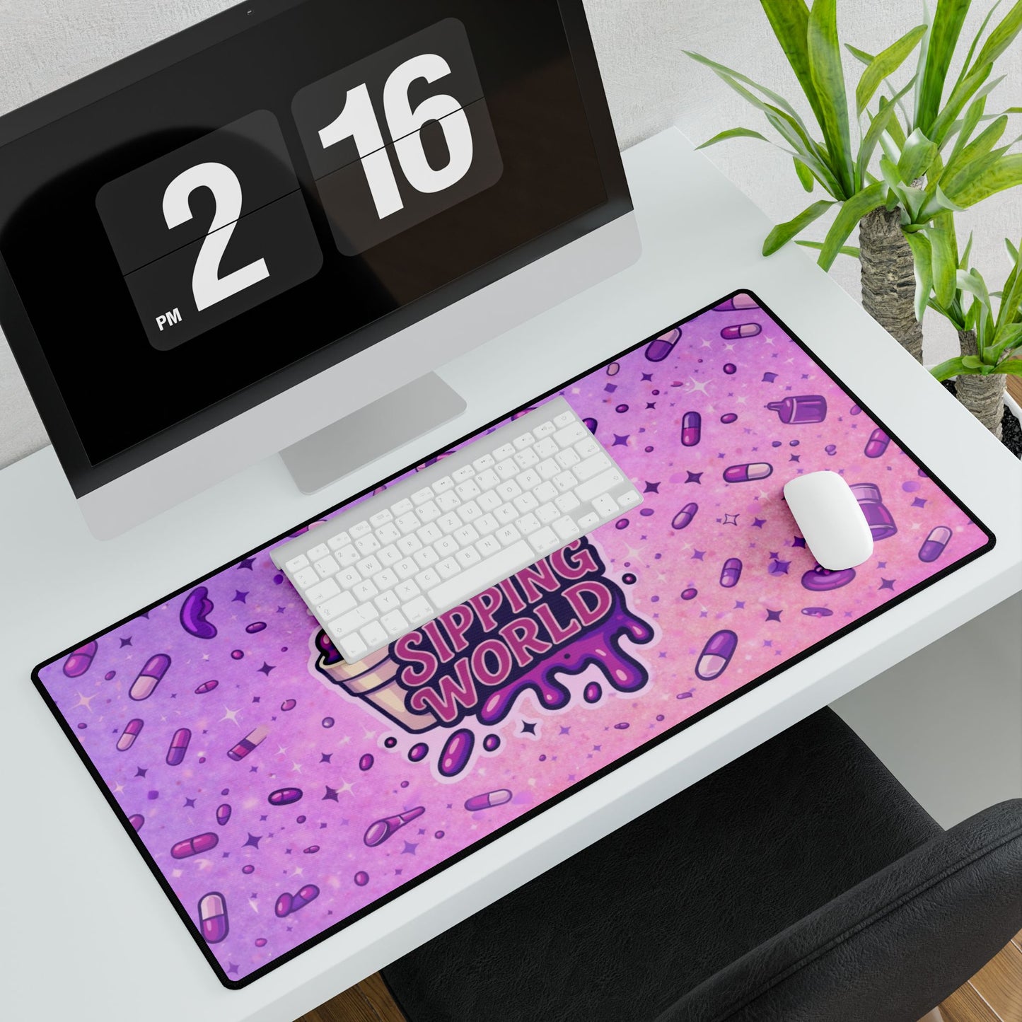 Tapis de Souris XXL My Sipping World