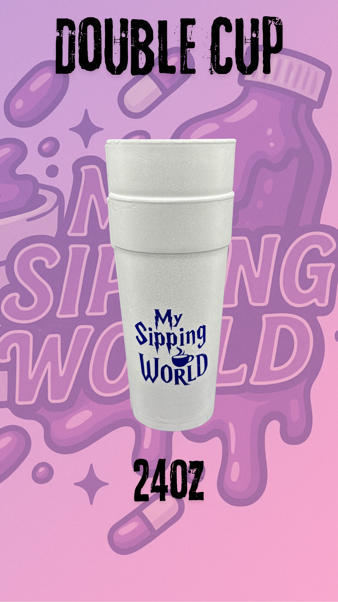 Pack Double Cups 24oz – Édition Limitée “4 Maisons”