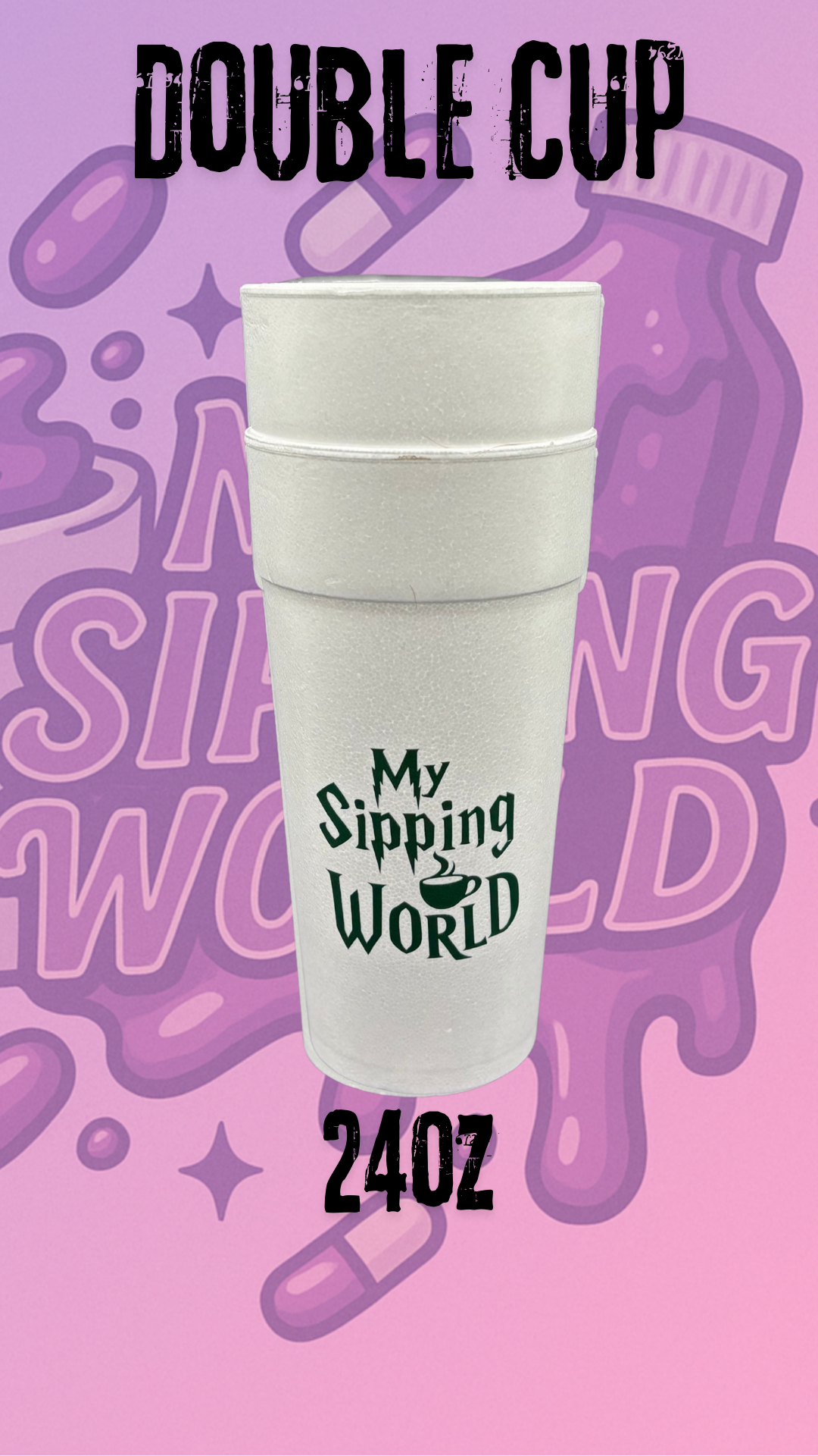 Pack Double Cups 24oz – Édition Limitée “4 Maisons”