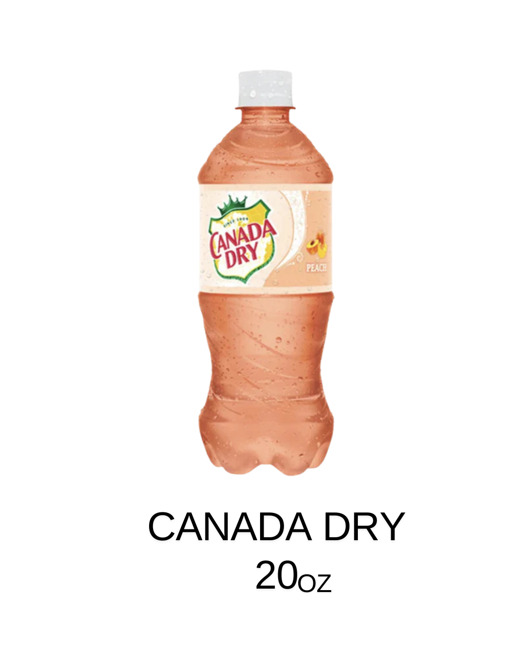 canada dry peche 20oz
