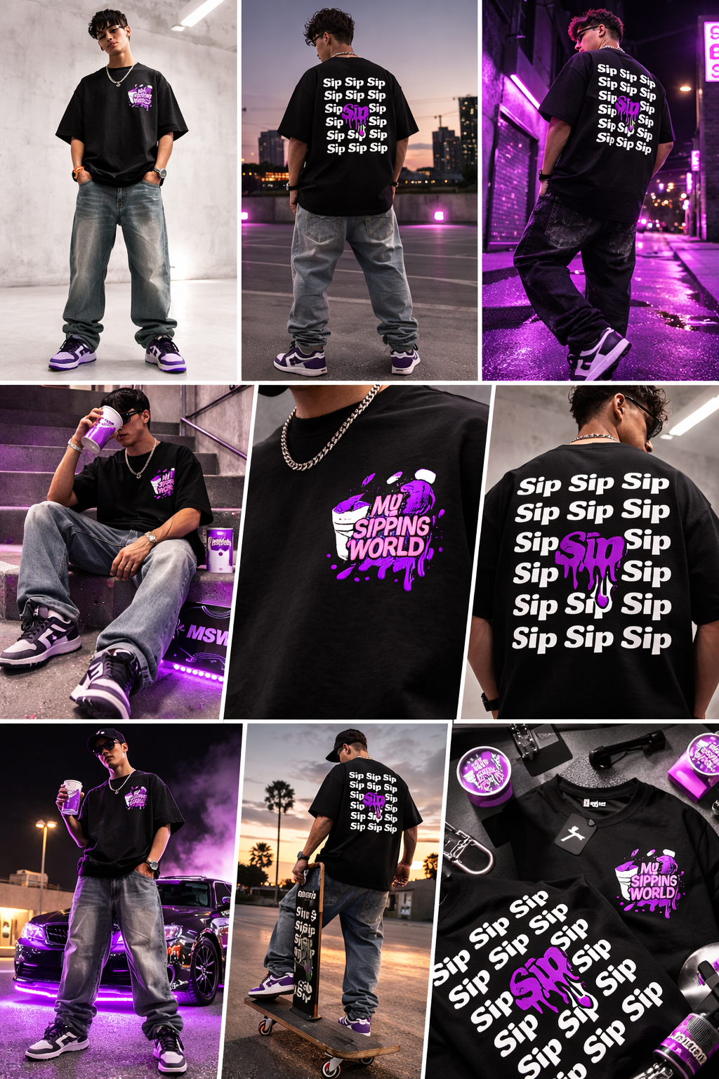 T-shirt boxy homme