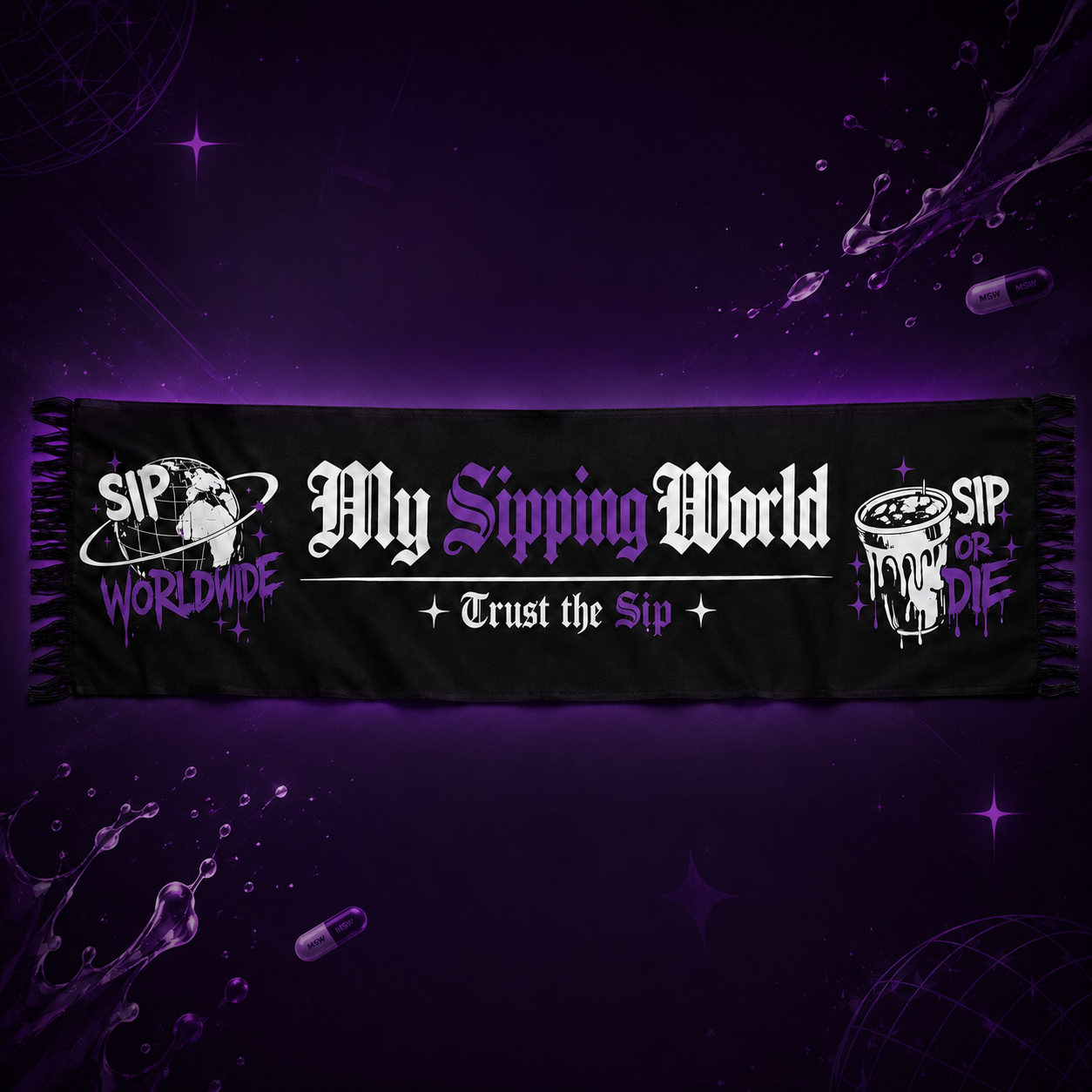 Scarf MSW “Trust The Sip"