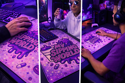 Tapis de Souris XXL My Sipping World