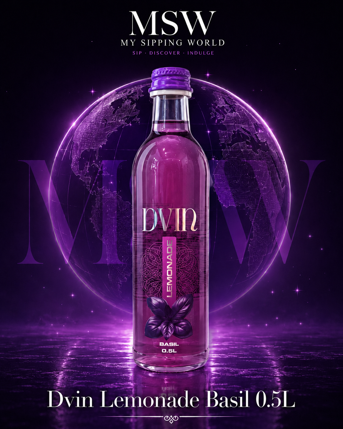 Dvin Lemonade Basil 0.5L