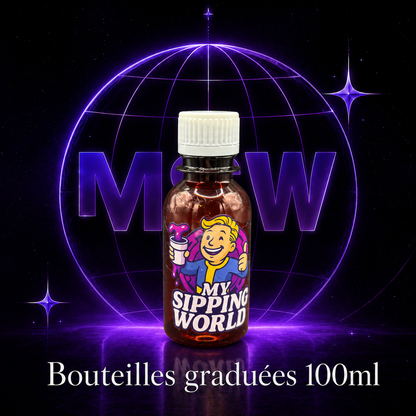 🧴 Bouteilles Graduées 100ml Custom – My Sipping World