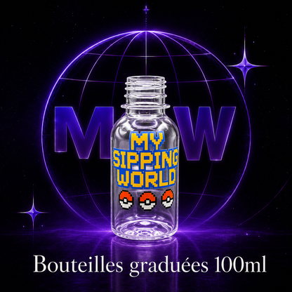 🧴 Bouteilles Graduées 100ml Custom – My Sipping World