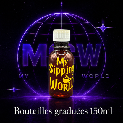 🧴 Bouteilles Graduées 150ml Custom – My Sipping World