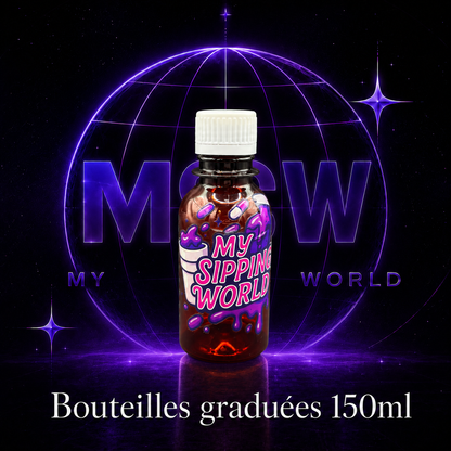 🧴 Bouteilles Graduées 150ml Custom – My Sipping World