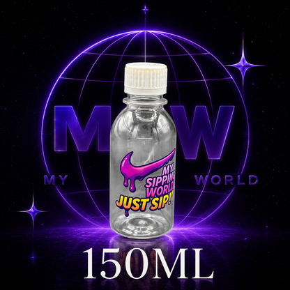 🧴 Bouteilles Graduées 150ml Custom – My Sipping World