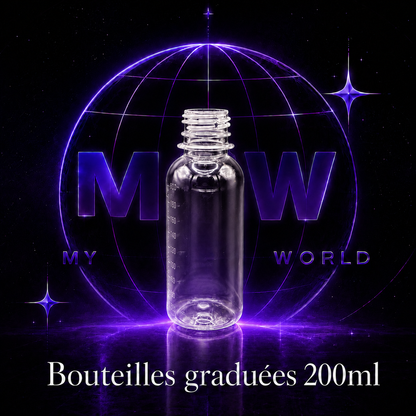 🧴 Bouteille Graduée 200ml – My Sipping World