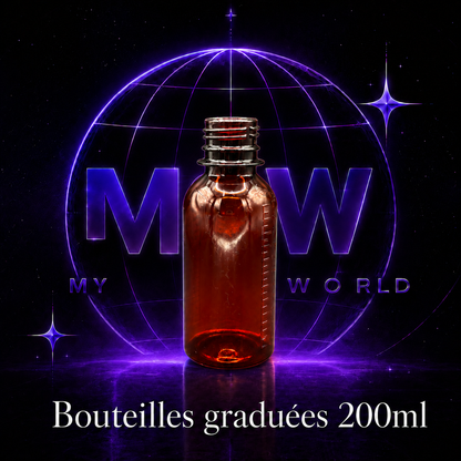 🧴 Bouteille Graduée 200ml – My Sipping World