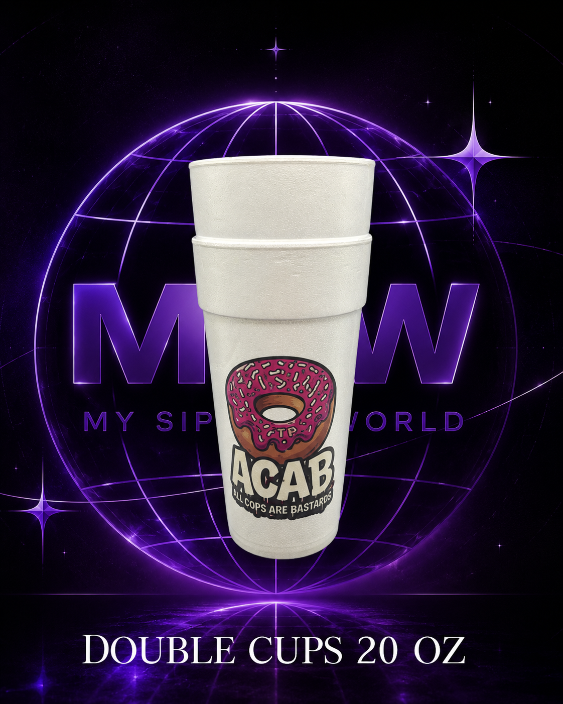 double cup dart 20 oz acab