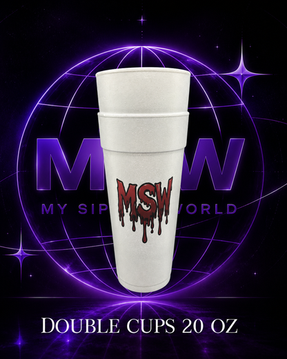 double cup dart 20 oz dripping blood