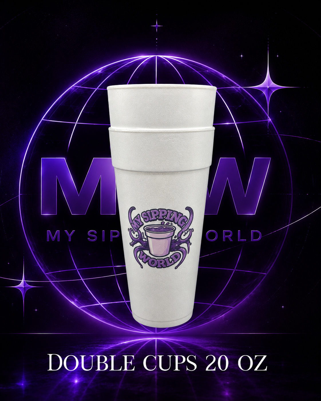 double cup dart 20 oz  octosip