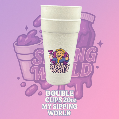 double cup, double cups , double cups 20 oz , dart ; double cup 20oz , 2O oz