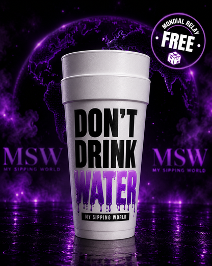 Double Cups DART My Sipping World – 20oz / 24oz don't drink water