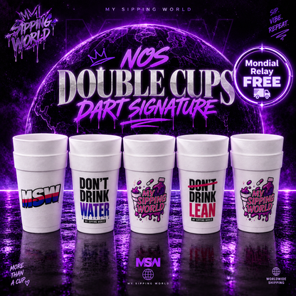 Double Cups DART My Sipping World – 20oz &amp; 24oz signature