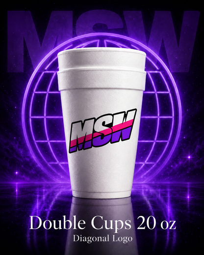 Double cup 20 oz My Sipping world makatusip