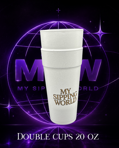 double cup dart 20 oz  golden sip