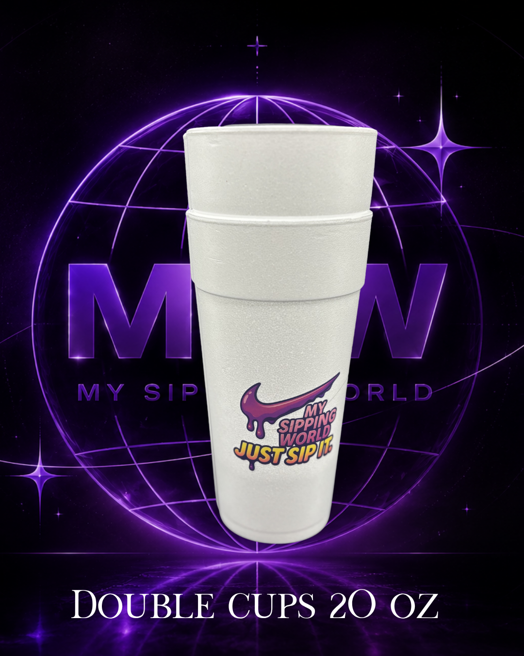 double cup dart 20 oz just sip it