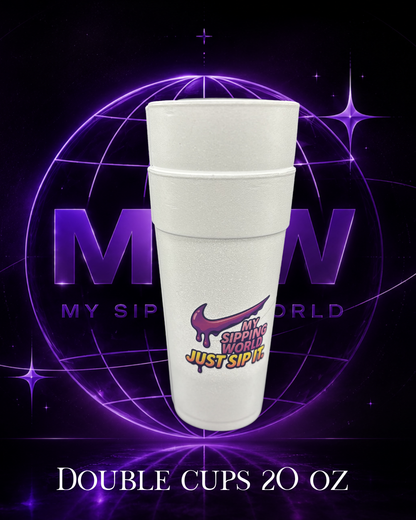 double cup dart 20 oz just sip it