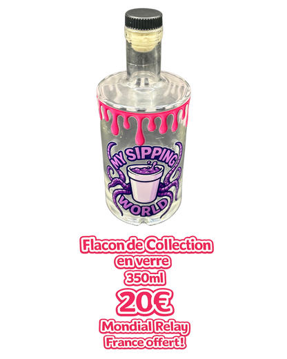 Flacon verre 350ml MSW – Bouteille de collection édition unique