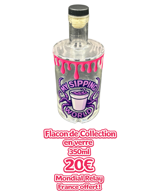 Flacon verre 350ml MSW – Bouteille de collection édition unique