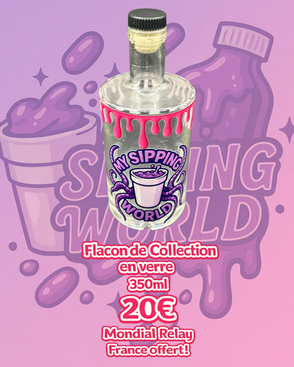 Flacon verre 350ml MSW – Bouteille de collection édition unique
