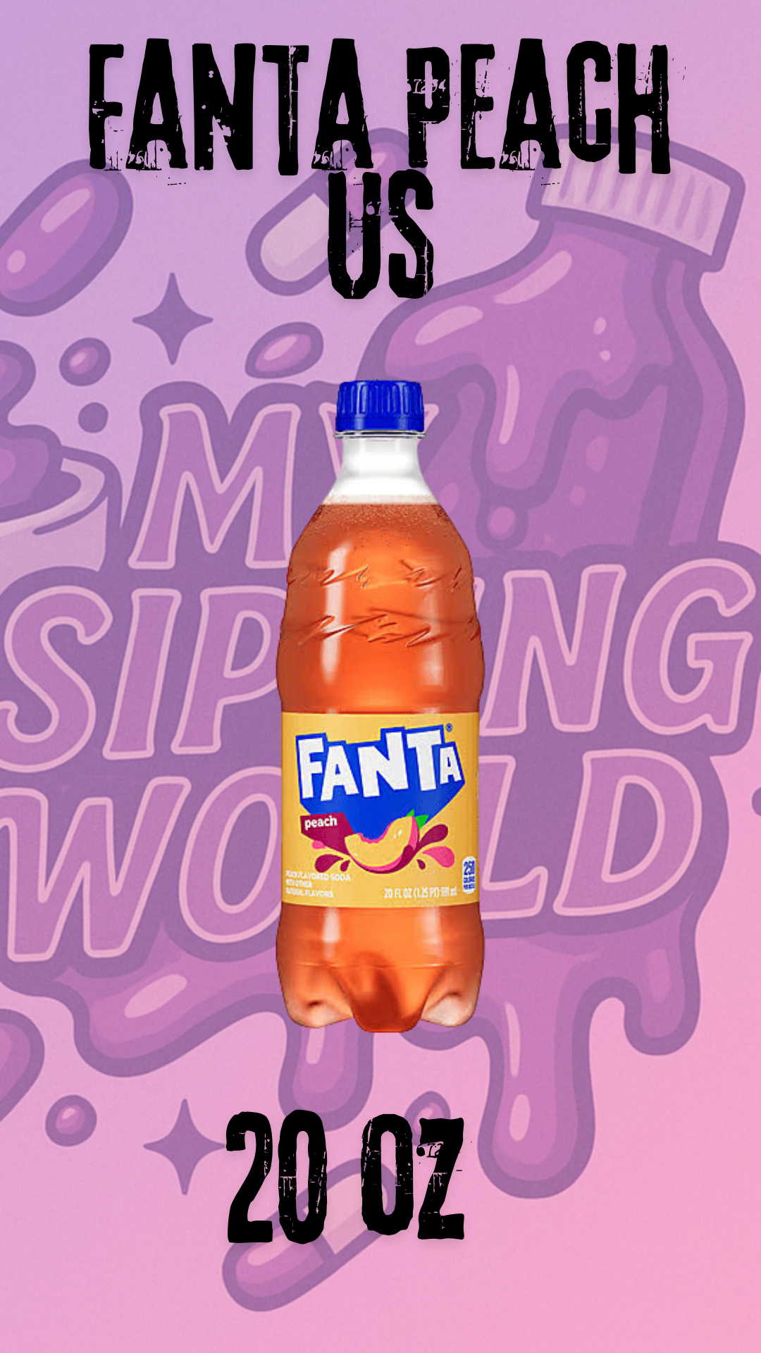 Fanta Peach Us 20 oz