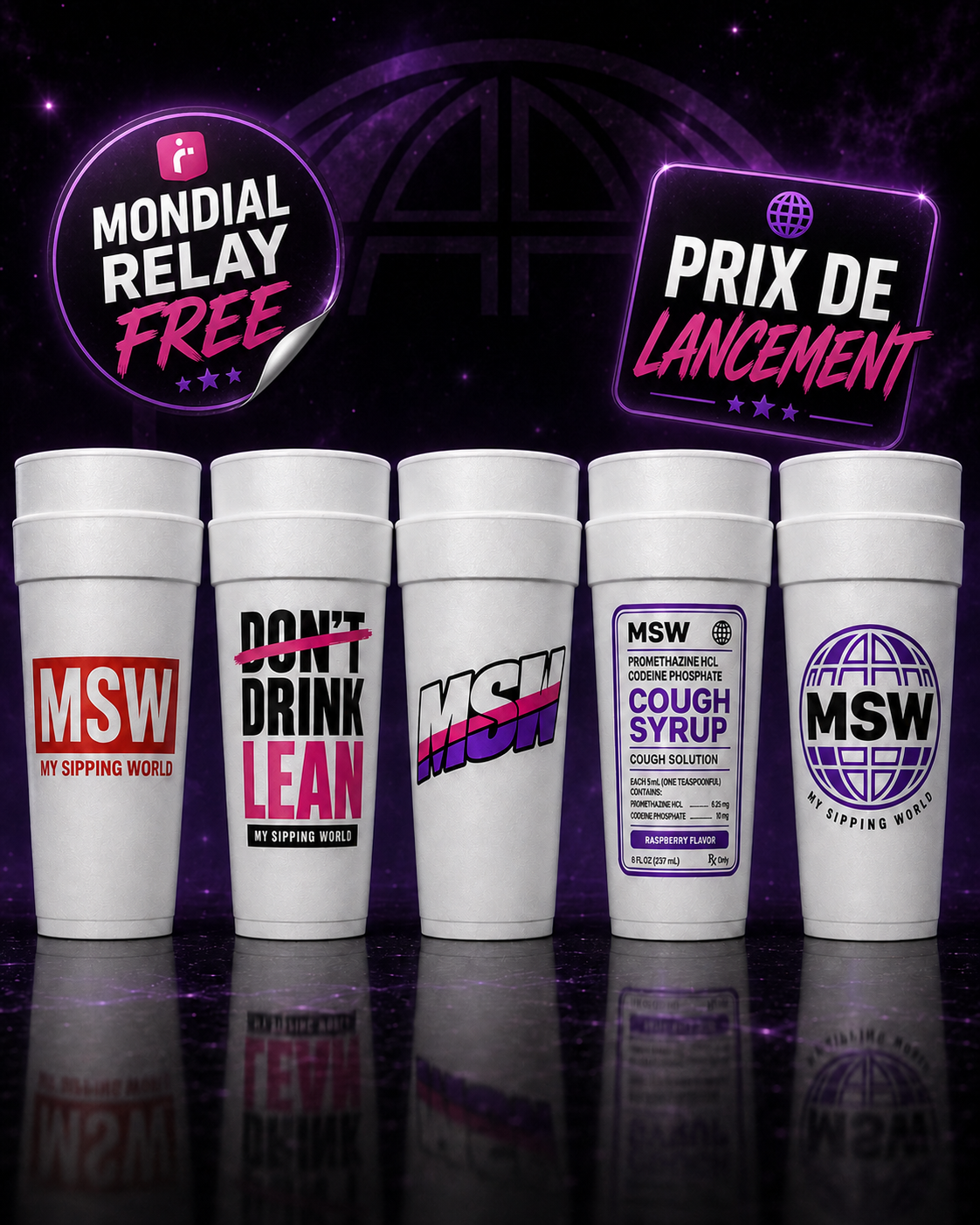Pack Double cups 20/24oz iconique remix
