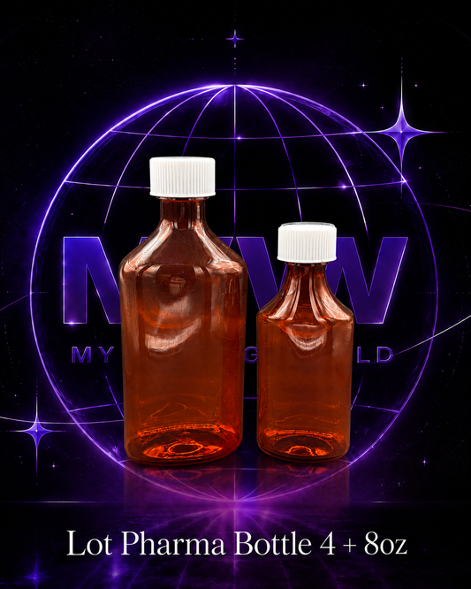 💊 Pack Bouteilles Pharma 4oz + 8oz